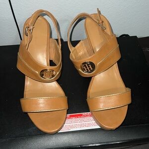 Brown Tommy Hilfiger wedges